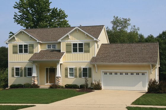 Exterior - Front Elevation 3 for Farmhouse House Plan #928-6 - 3 bed, 2.5 bath