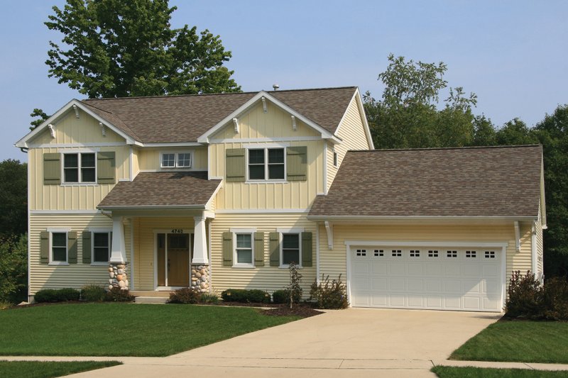 Home Plan - Exterior - Front Elevation 3 for Farmhouse House Plan #928-6 - 3 bed, 2.5 bath