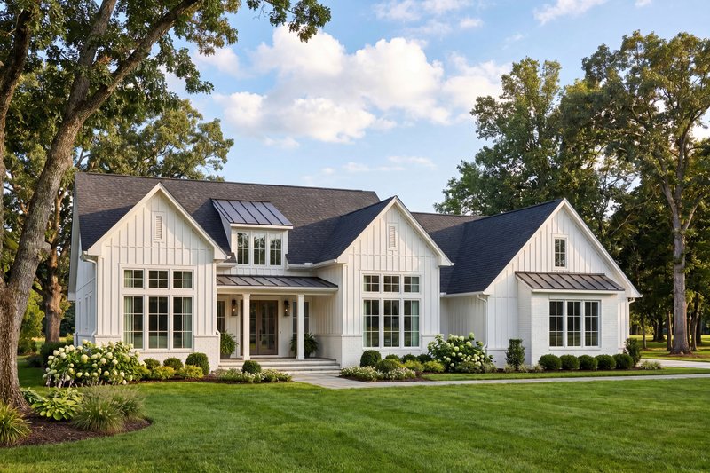 Dream House Plan - Exterior - Front Elevation 5 for Farmhouse House Plan #430-436 - 3 bed, 2 bath