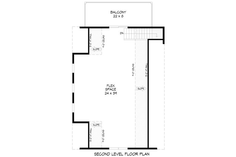 House Plan Design - Floor Plan - Upper Floor for Southern House Plan #932-1422, 0 bath