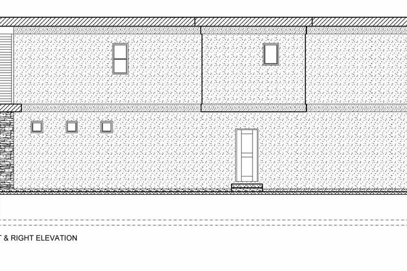 Dream House Plan - Exterior - Other Elevation for Modern House Plan #126-171 - 3 bed, 1.5 bath