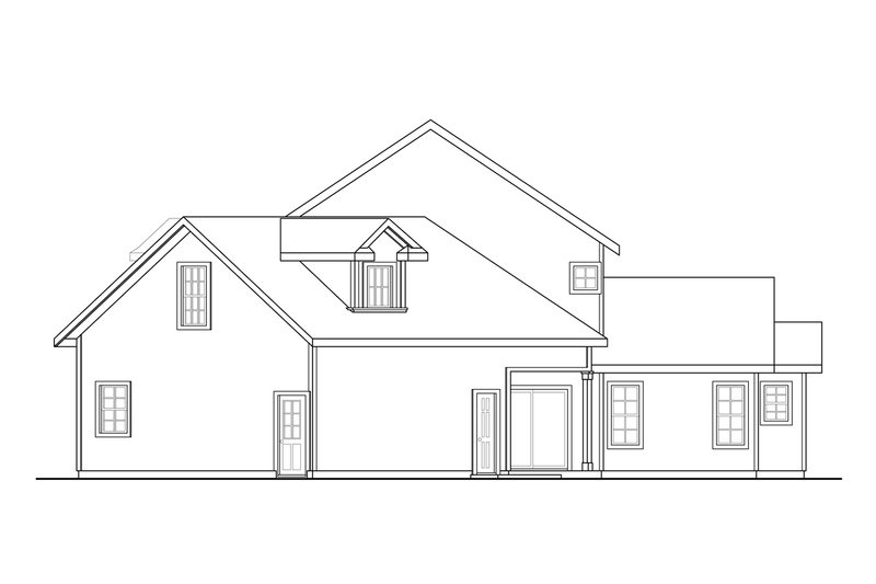 Dream House Plan - Exterior - Other Elevation 1 for Country House Plan #124-1208 - 4 bed, 3.5 bath