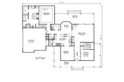 European Style House Plan - 4 Beds 3.5 Baths 3440 Sq/Ft Plan #14-255 