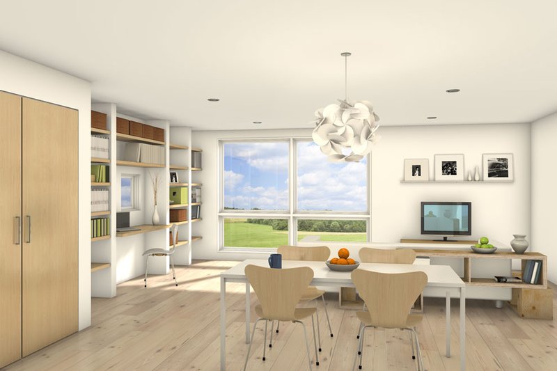 House Design - Interior - Other for Modern House Plan #497-59 - 2 bed, 1 bath