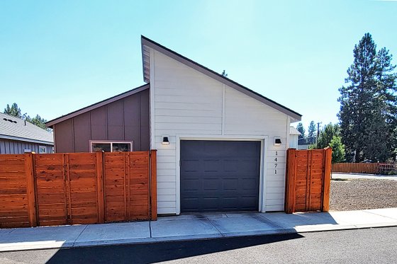 Exterior - Rear Elevation for Modern House Plan #1099-6 - 2 bed, 2 bath