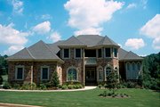 European Style House Plan - 4 Beds 3.5 Baths 3094 Sq/Ft Plan #20-2043 