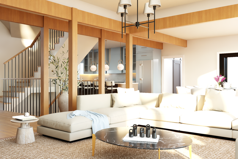 Architectural House Design - Interior - Family Room for Craftsman House Plan #1064-346 - 3 bed, 3.5 bath