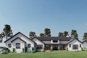 Farmhouse Style House Plan - 4 Beds 4 Baths 3340 Sq/Ft Plan #1110-45 Exterior 