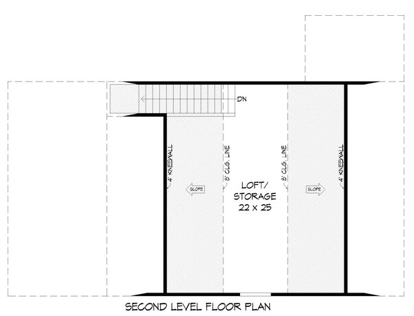 House Blueprint - Farmhouse Floor Plan - Upper Floor Plan #932-664