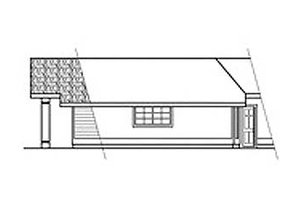 Exterior - Other Elevation for Ranch House Plan #124-120 - 3 bed, 2.5 bath
