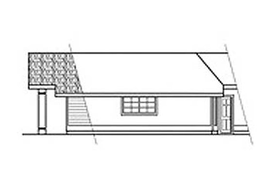 Exterior - Other Elevation for Ranch House Plan #124-120 - 3 bed, 2.5 bath