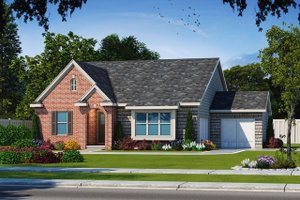 Ranch Exterior - Front Elevation Plan #20-2332