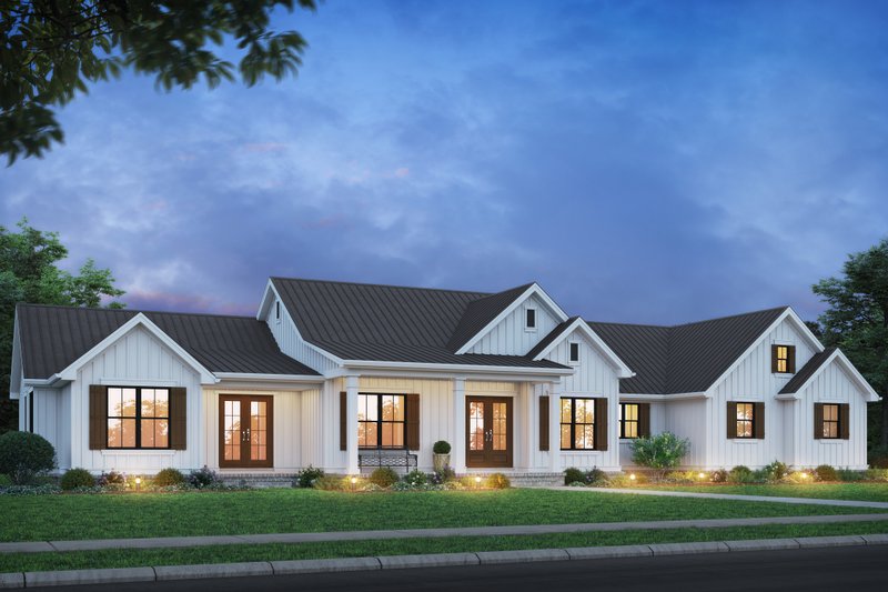 Country Style House Plan - 4 Beds 3.5 Baths 3282 Sq/Ft Plan #48-1175