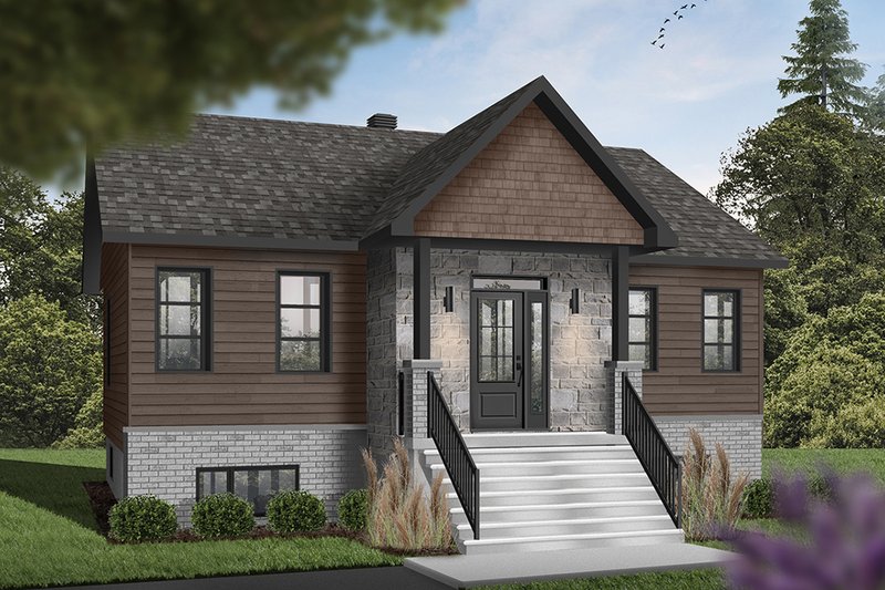 Architectural House Design - Country Exterior - Front Elevation Plan #23-2730