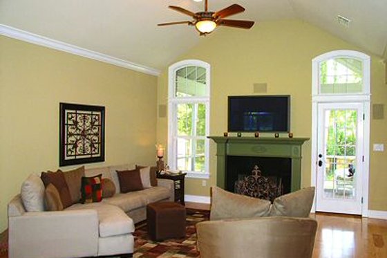 Interior - Family Room for Traditional House Plan #56-164 - 3 bed, 3 bath