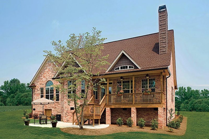 Home Plan - Exterior - Rear Elevation 1 for Ranch House Plan #929-601 - 3 bed, 2 bath