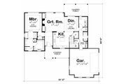 Traditional Style House Plan - 4 Beds 4 Baths 2734 Sq/Ft Plan #20-2184 