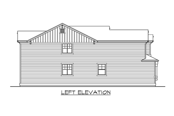Exterior - Other Elevation 1 for Craftsman House Plan #132-107 - 3 bed, 2.5 bath