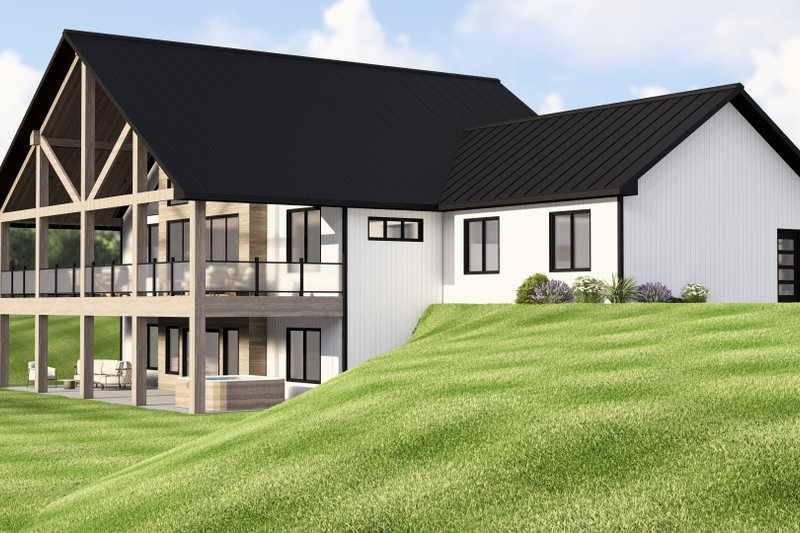 Dream House Plan - Exterior - Other Elevation for Contemporary House Plan #1064-437 - 2 bed, 2 bath