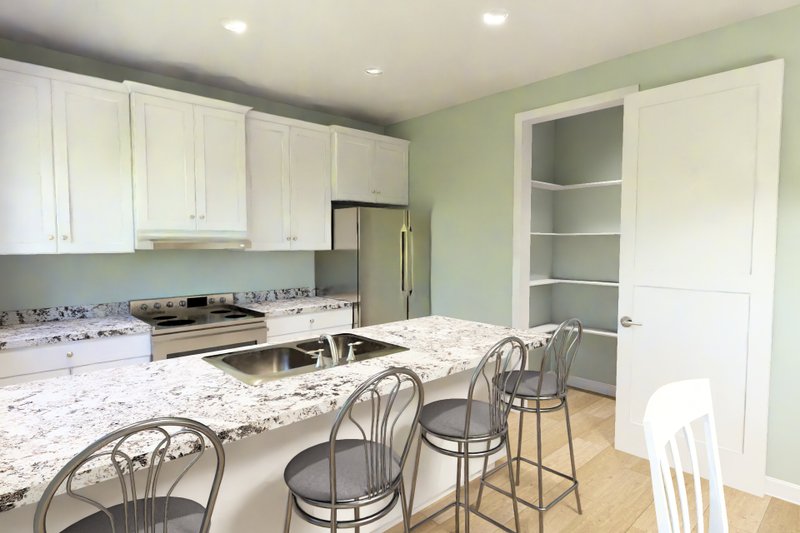 House Blueprint - Interior - Kitchen 1 for Cottage House Plan #513-2453 - 3 bed, 2.5 bath