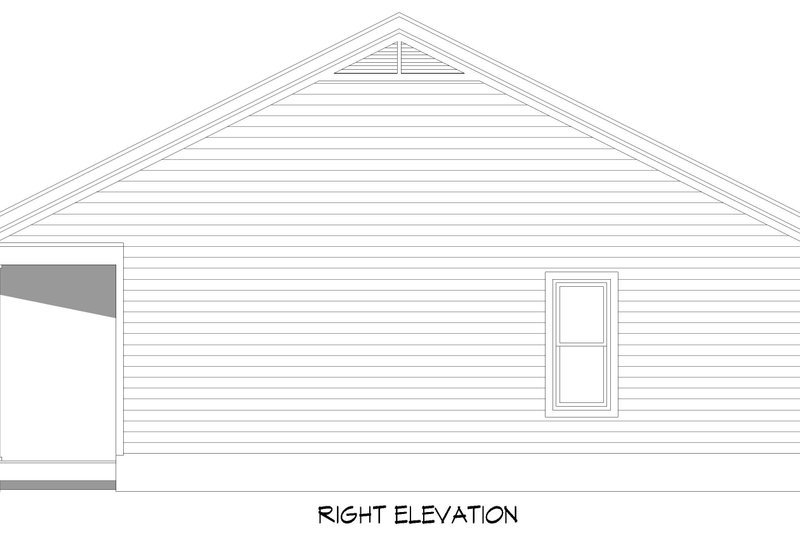 Home Plan - Exterior - Other Elevation 1 for Country House Plan #932-1300 - 1 bed, 1 bath