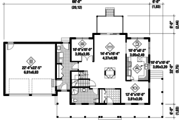 Country Style House Plan - 3 Beds 3 Baths 2369 Sq/Ft Plan #25-4497 