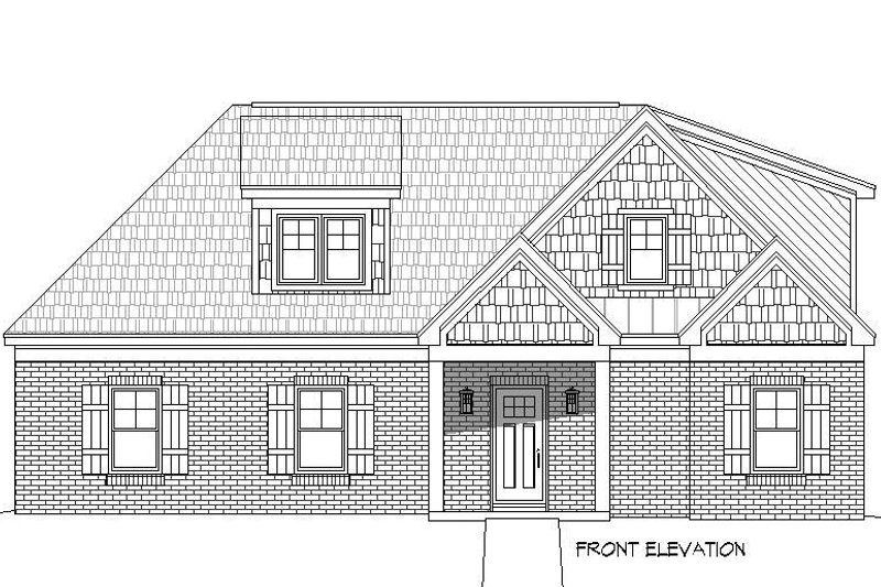 Architectural House Design - Exterior - Front Elevation 3 for Country House Plan #932-263 - 3 bed, 2.5 bath