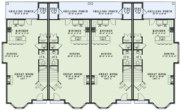 European Floor Plan - Main Floor Plan #17-2528