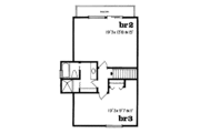 Cottage Style House Plan - 3 Beds 2 Baths 1605 Sq/Ft Plan #47-363 