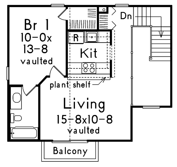 House Design - Contemporary Floor Plan - Upper Floor Plan #57-149