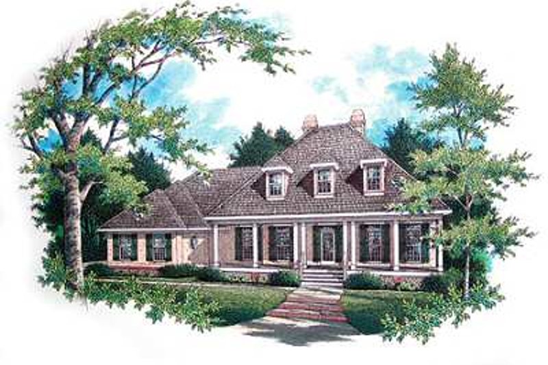 Dream House Plan - Traditional Exterior - Front Elevation Plan #45-290