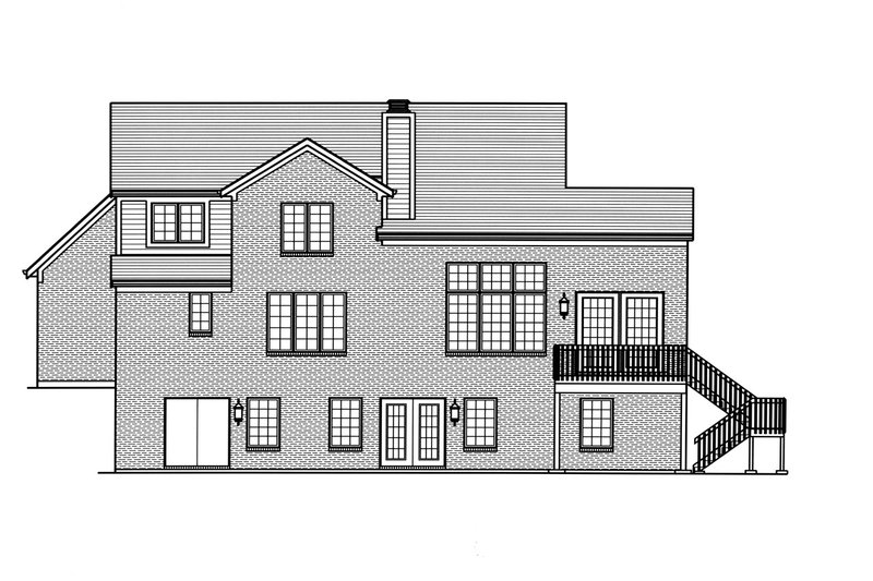 Dream House Plan - Exterior - Other Elevation for Craftsman House Plan #46-904 - 4 bed, 2 bath