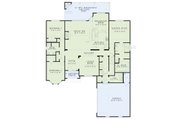 European Style House Plan - 3 Beds 2 Baths 2147 Sq/Ft Plan #17-2508 