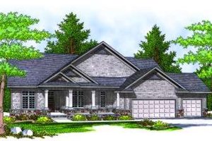 Traditional Exterior - Front Elevation Plan #70-814