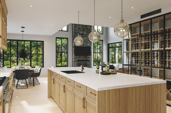 Interior - Kitchen 1 for Farmhouse House Plan #23-2725 - 4 bed, 2.5 bath