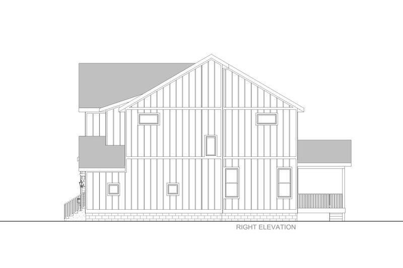 Dream House Plan - Exterior - Other Elevation 1 for Farmhouse House Plan #1085-9 - 4 bed, 3 bath