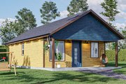 Modern Style House Plan - 2 Beds 1 Baths 872 Sq/Ft Plan #1106-12 