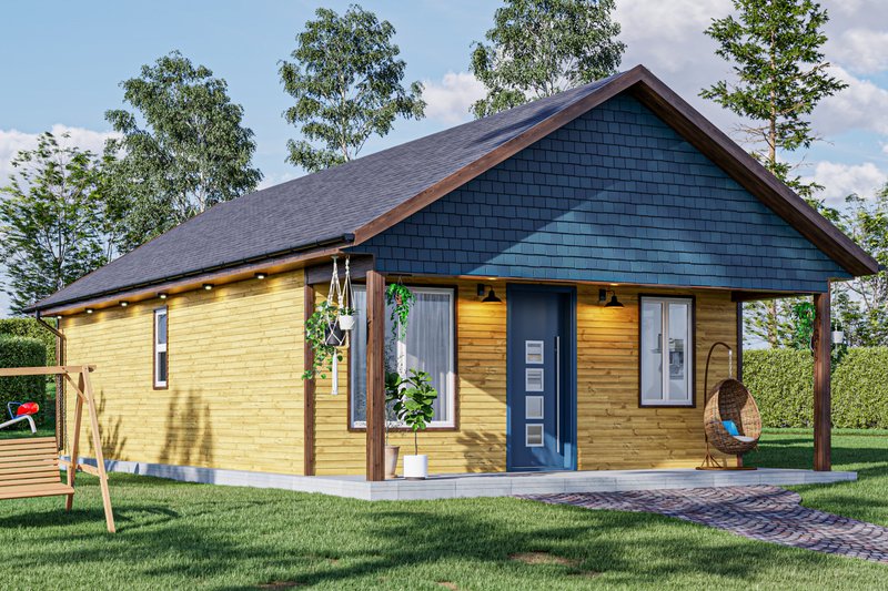 Dream House Plan - Exterior - Other Elevation for Modern House Plan #1106-12 - 2 bed, 1 bath