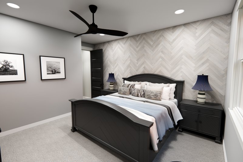 Home Plan - Interior - Master Bedroom for Farmhouse House Plan #51-1455 - 3 bed, 3.5 bath