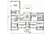 Southern Style House Plan - 4 Beds 3.5 Baths 3136 Sq/Ft Plan #137-116 