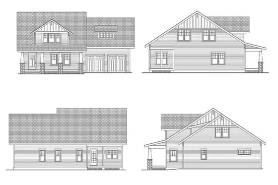 2200 square foot craftsman/bungalow with master downstairs