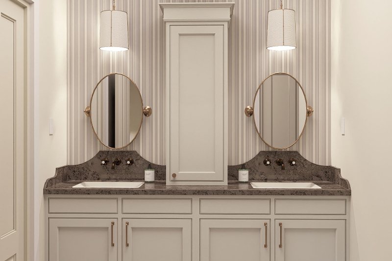 Home Plan - Interior - Master Bathroom for Farmhouse House Plan #455-222 - 3 bed, 2.5 bath