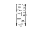 Contemporary Style House Plan - 2 Beds 1 Baths 750 Sq/Ft Plan #1112-6 