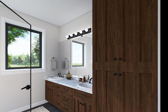 Interior - Master Bathroom 1 for Modern House Plan #1060-236 - 4 bed, 4 bath
