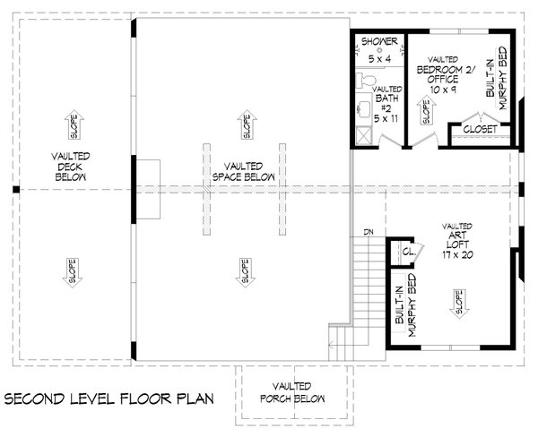 Country Floor Plan - Upper Floor Plan #932-910