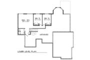 European Style House Plan - 4 Beds 3 Baths 3050 Sq/Ft Plan #70-764 