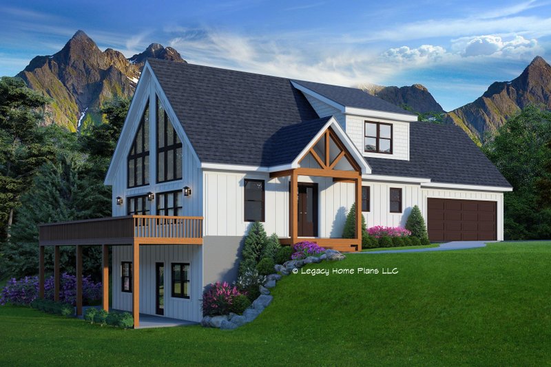 Dream House Plan - Country Exterior - Front Elevation Plan #932-735