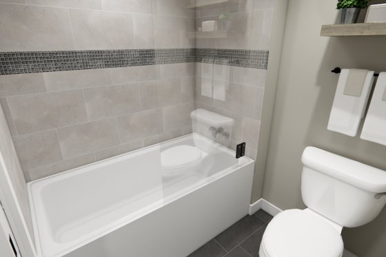Interior - Bathroom 1 for Bungalow House Plan #51-1413 - 4 bed, 3.5 bath