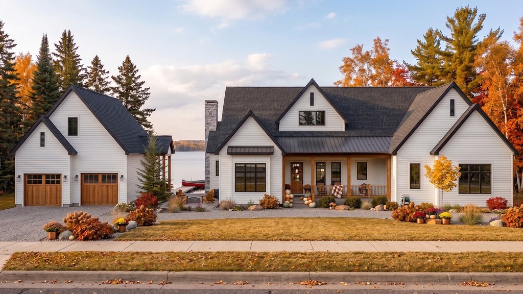 Exterior - Front Elevation 2 for Traditional House Plan #455-787 - 4 bed, 4 bath