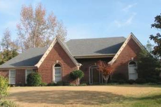 Exterior - Front Elevation for European House Plan #81-1480 - 3 bed, 2 bath